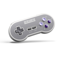 8bitdo SN30 2.4G bezprzewodowy pad do gier do oryginalnego SNES/SFC (SN/SF/przezroczysty Edition) - Super NES 6